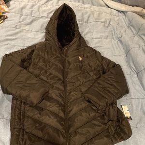 New US Polo ASSN puffer black women’s jacket 1x